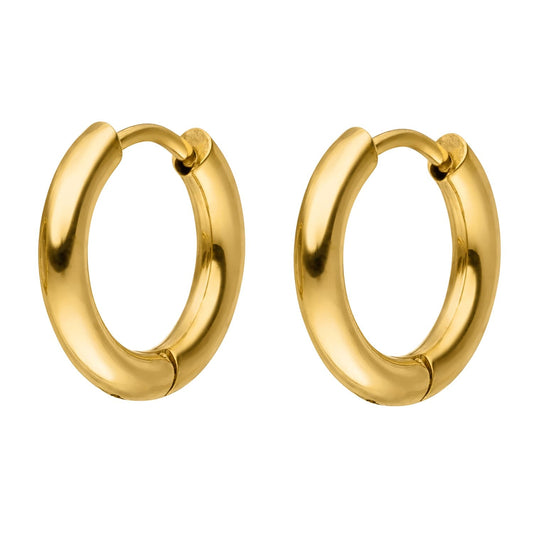 Classic Hoop Earrings – Gold