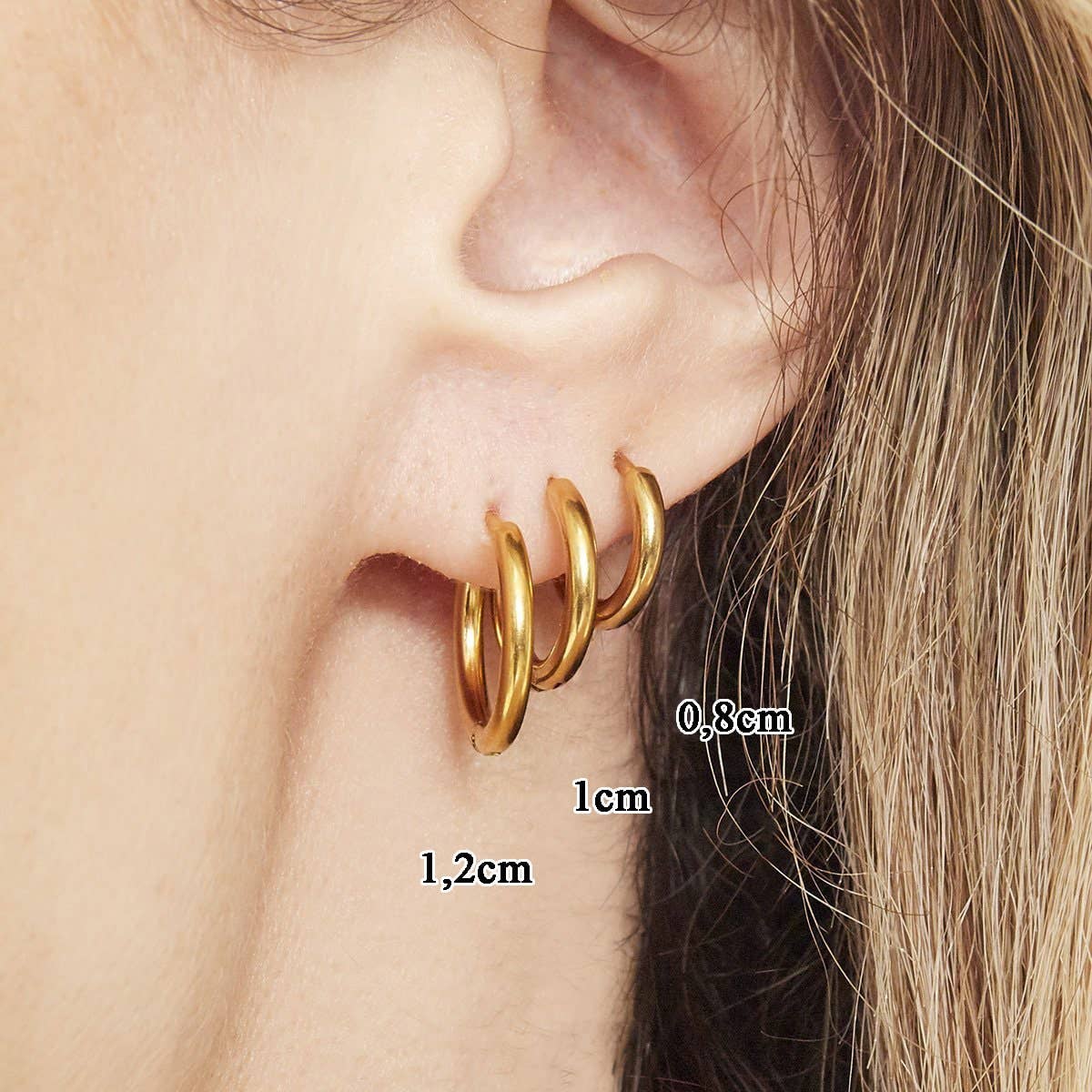 Classic Hoop Earrings – Gold