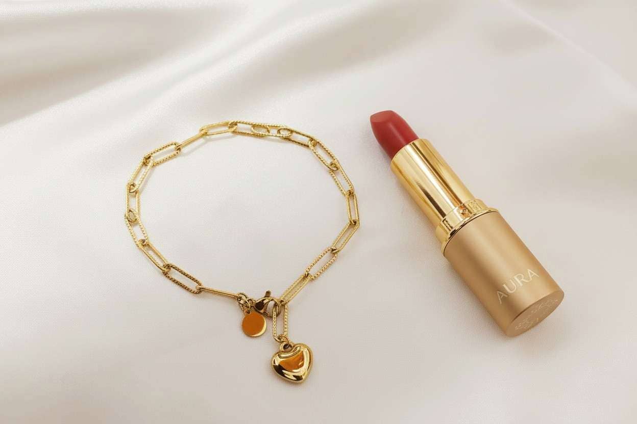 Bianca Heart Bracelet – Gold