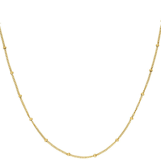 Minimal Dot Necklace - gold