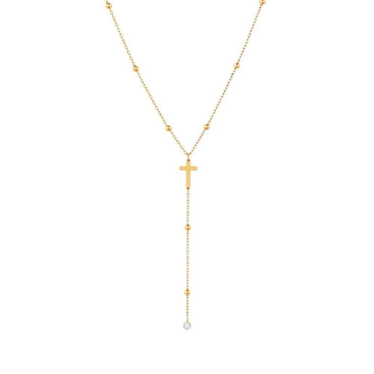 Aurora Faith Necklace – Gold